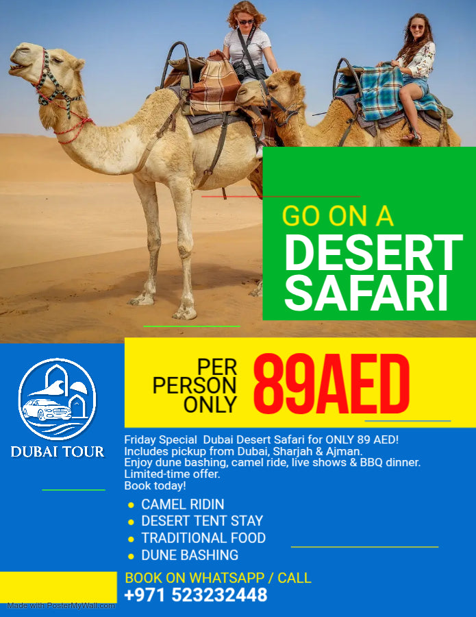 Special Friday Offer: Dubai Desert Safari From AED 89